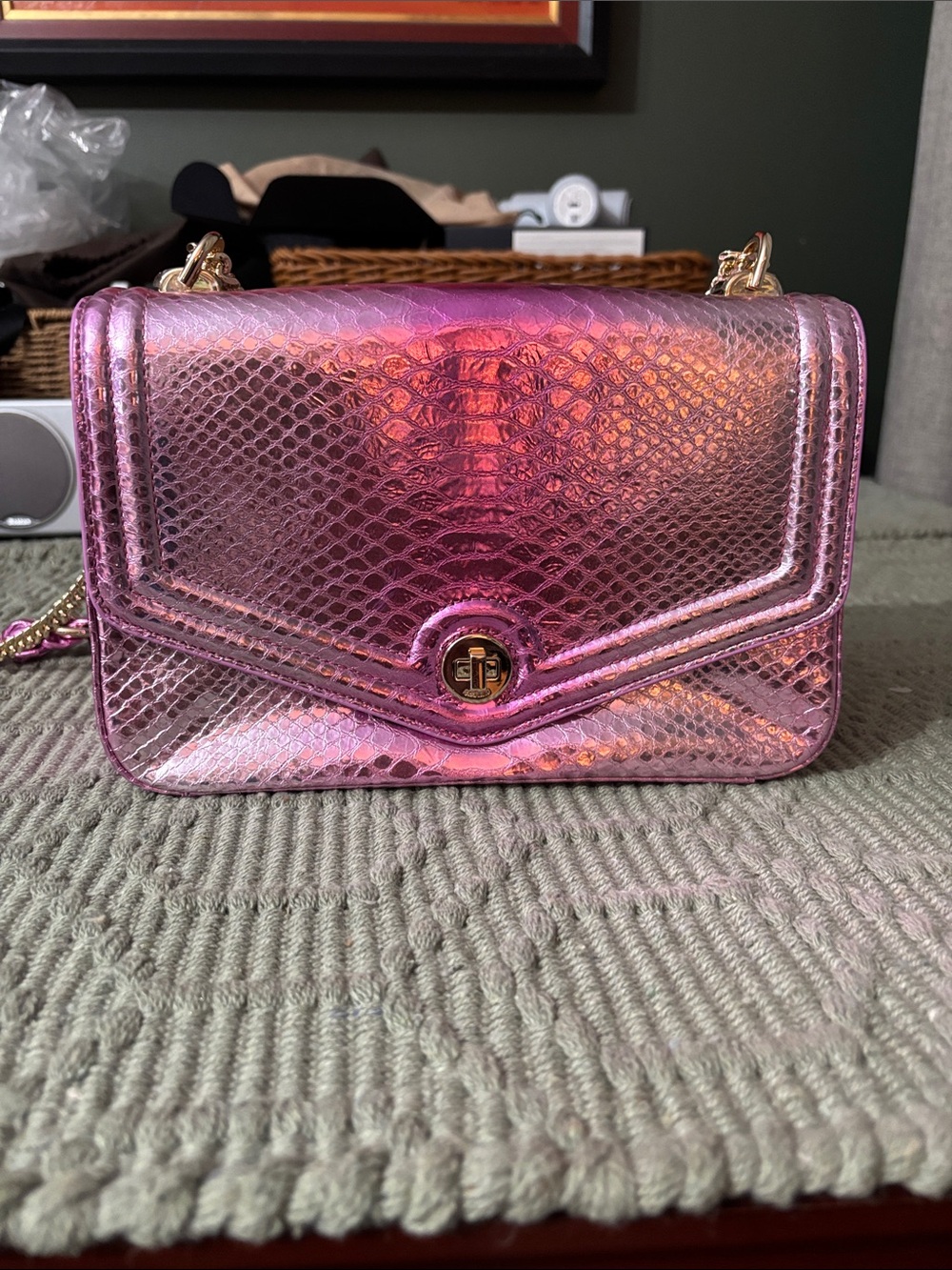 Brahmin Rosalie crossbody bag in Rose Water.
